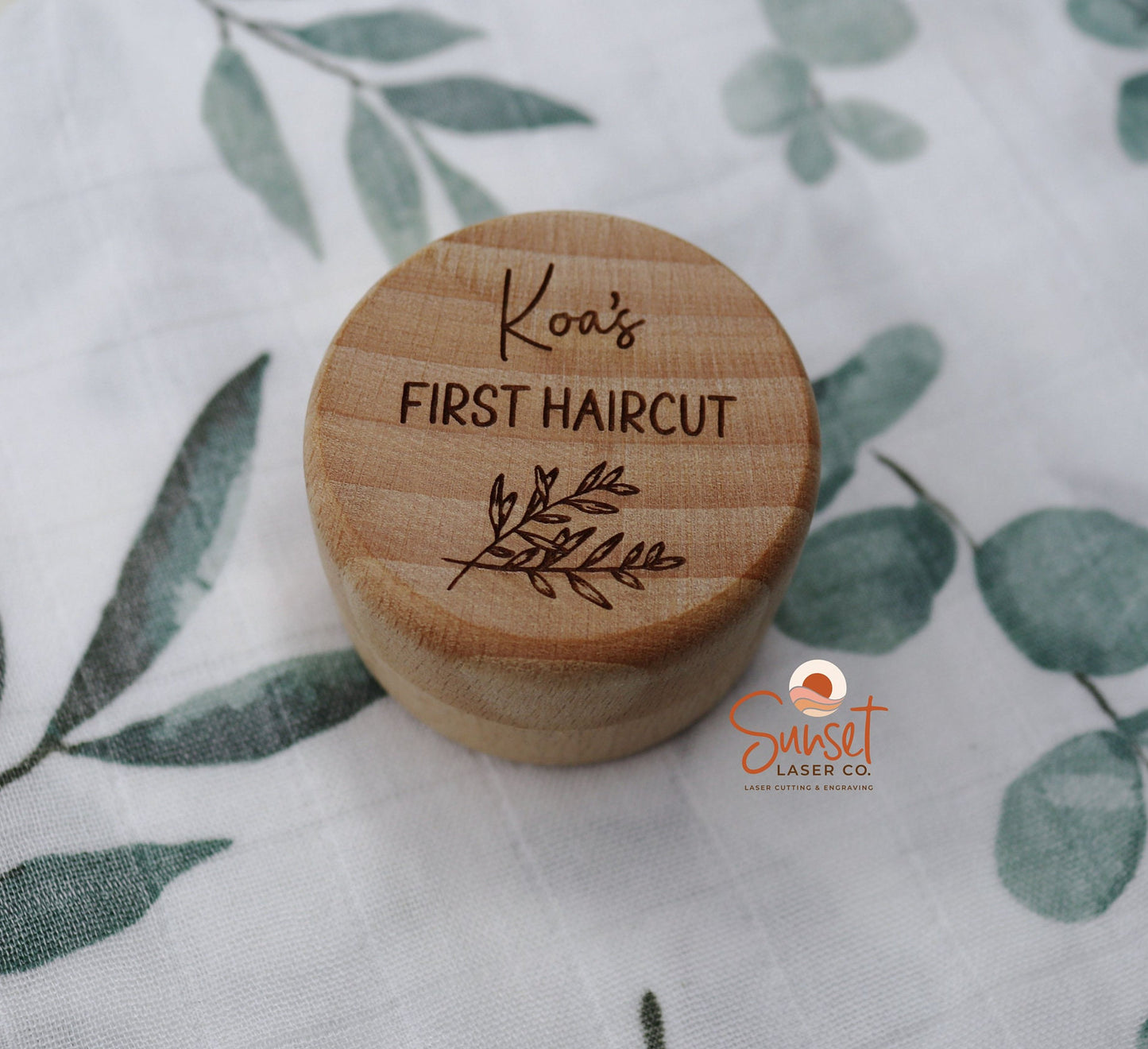 Personalised First Haircut Keepsake Box