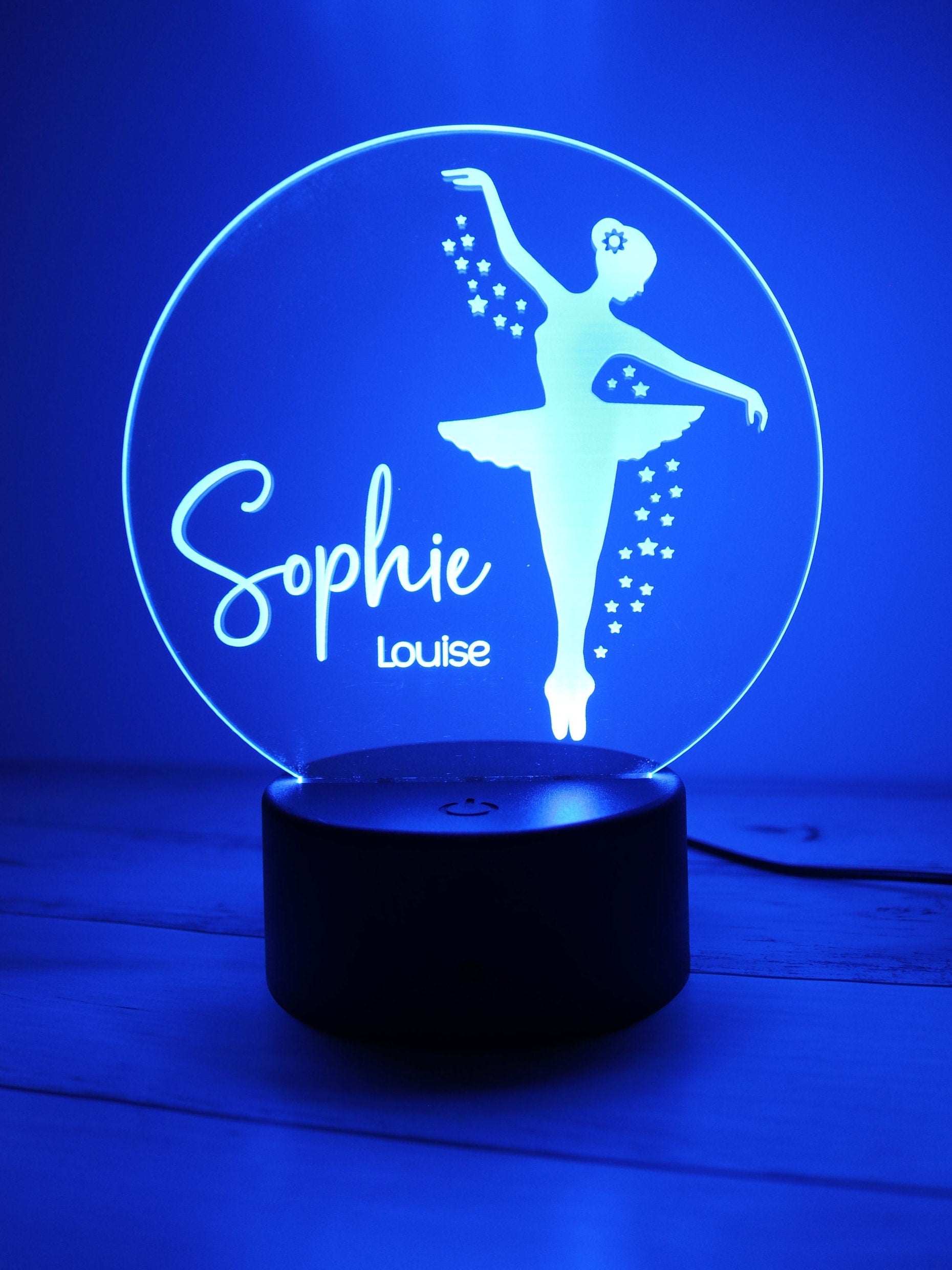 Personalised Night Light - Ballerina