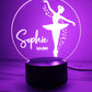 Personalised Night Light - Ballerina