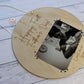 Round Fathers Day Photo Sign