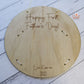 Round Fathers Day Photo Sign
