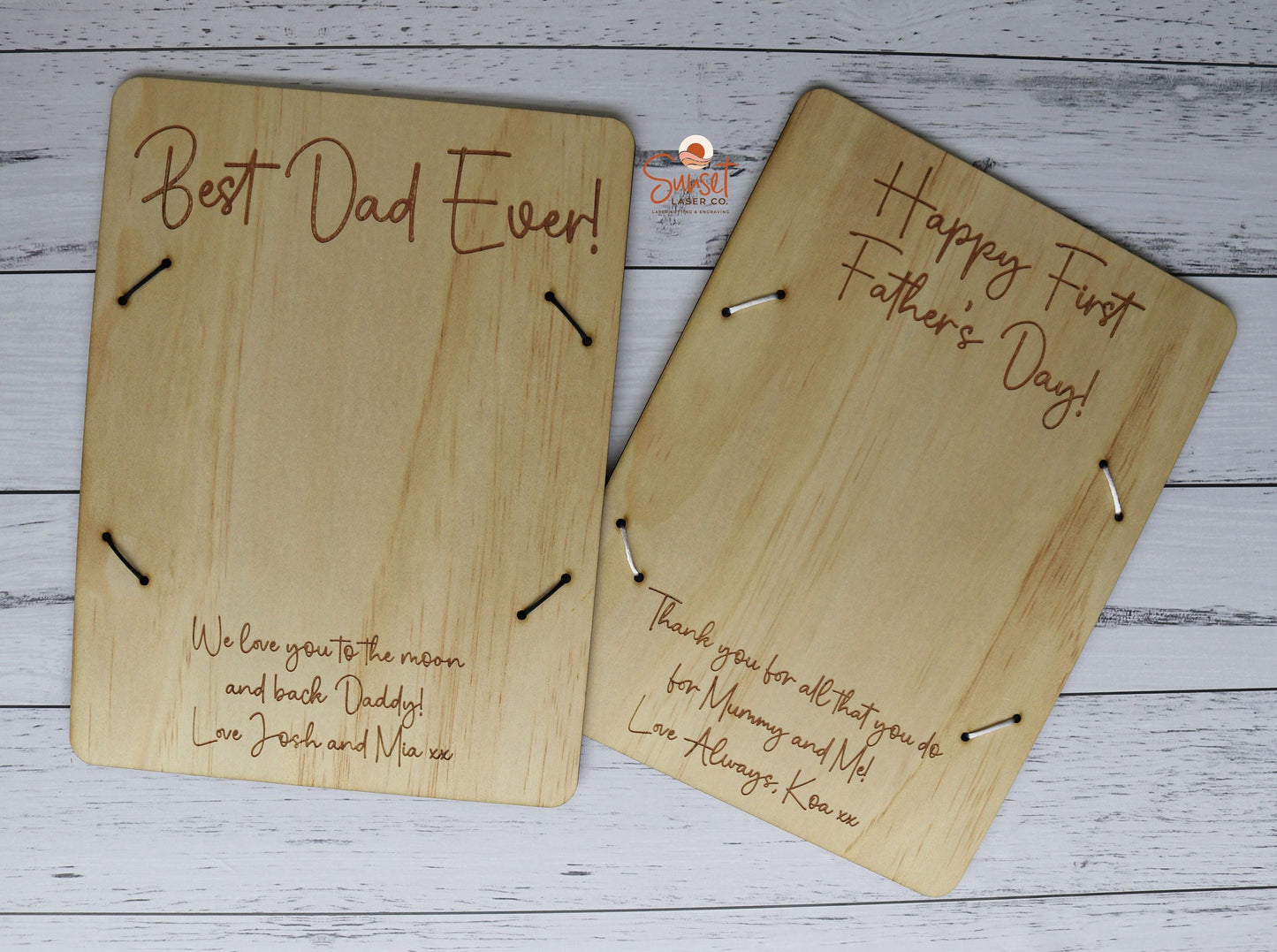 Rectangle Fathers Day Photo Sign