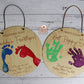 Fathers Day Personalised Hand Print Sign