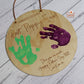 Fathers Day Personalised Hand Print Sign