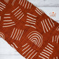 Bamboo Cotton Baby Muslin Wrap - Mustard & Rust Designs