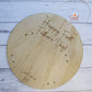 Round Fathers Day Photo Sign