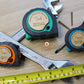 Customisable tape measure available in multiple colours and sizes

