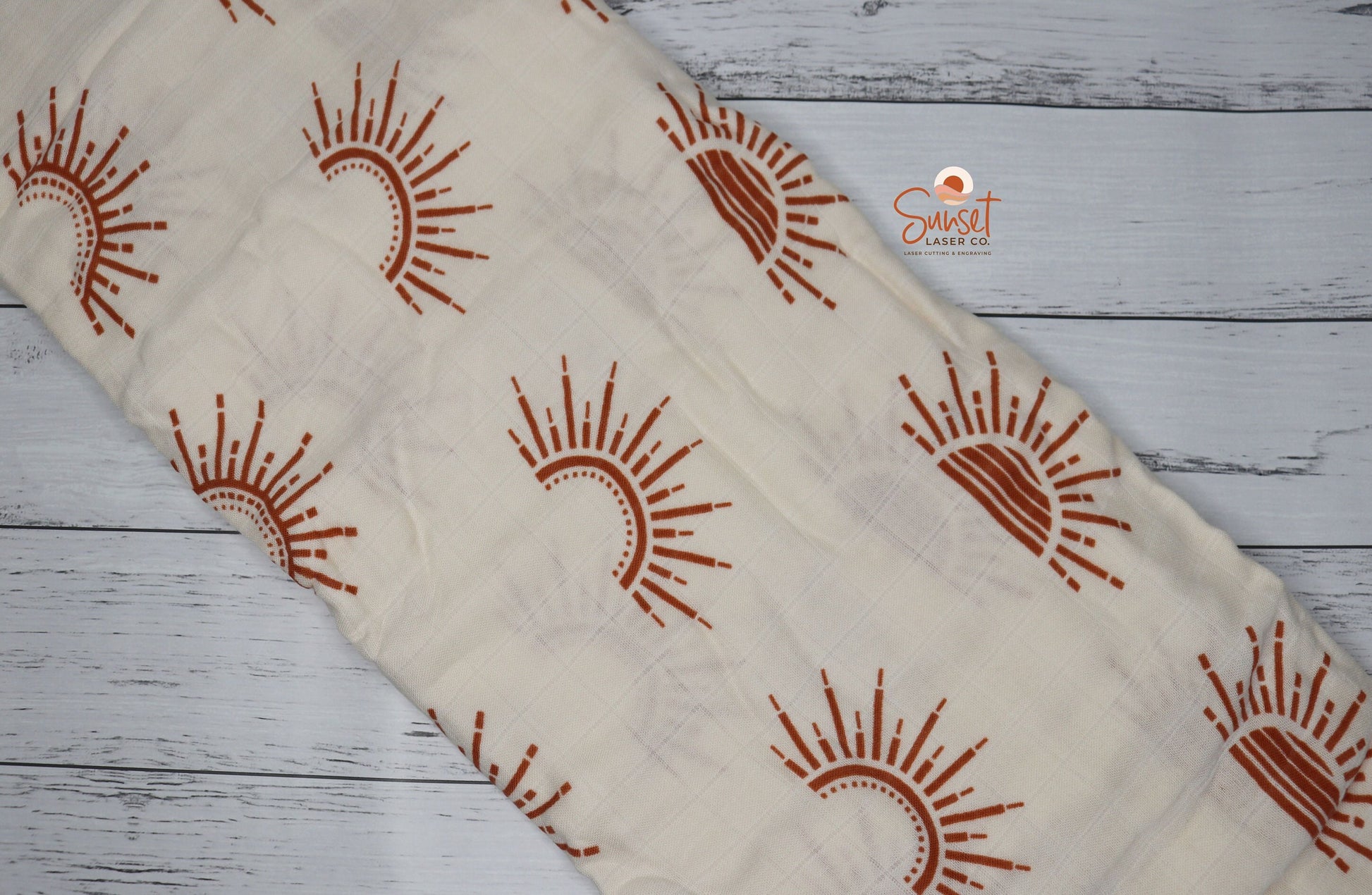 Bamboo Cotton Baby Muslin Wrap - Suns & Arches