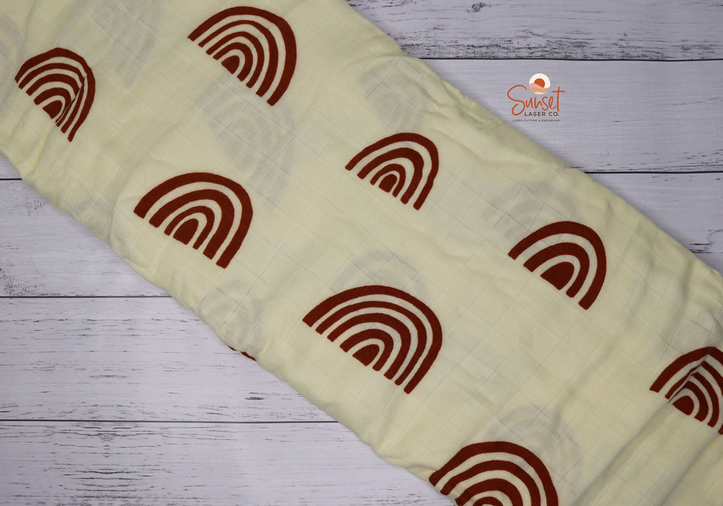 Bamboo Cotton Baby Muslin Wrap - Suns & Arches